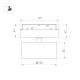 Трековый магнитный светильник Arlight MAG-ORIENT-RONDO-R120-15W Warm3000 048351
