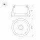 Встраиваемый светильник Arlight MS-HARBOR-R106-15W Warm3000 050182