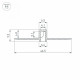 Алюминиевый профиль Arlight LINIA7-FANTOM-2000 ANOD 052377