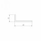 Уголок Arlight ARH-W25х10х1,5-2000 ANOD 053357