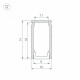 Алюминиевый профиль Arlight LINE-1019-2000 ANOD 053426