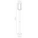 Садовый светильник ARTE Lamp A1036PA-1BK