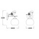 Бра ARTE Lamp A2150AP-1WG