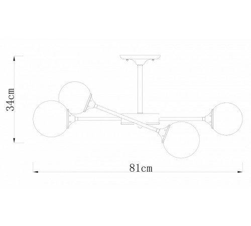 Люстра на штанге ARTE Lamp A2703PL-6SG