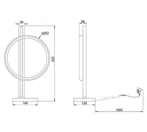Настольная лампа Arte Lamp Fluido A3913LT-10BK Настольная лампа Arte Lamp Fluido A3913LT-10BK