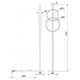 Торшер Arte Lamp Fluido A3913PN-24BK