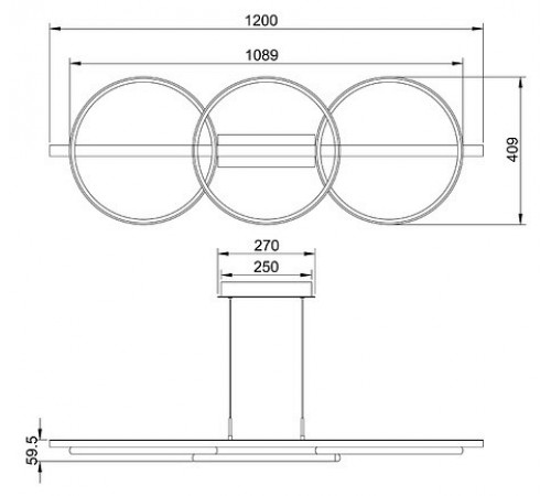 Подвесная люстра Arte Lamp Fluido A3913SP-24BK