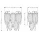 Настенный светильник Arte Lamp Evie A4052AP-2SG