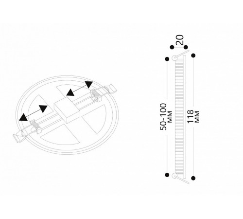 Накладной светильник ARTE Lamp A7973PL-1WH
