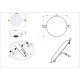 Накладной светильник ARTE Lamp A7982PL-1WH