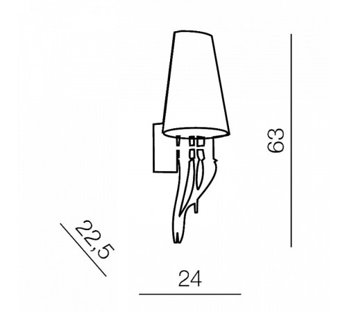 Бра Azzardo Diablo AZ0087 Бра Azzardo Diablo AZ0087