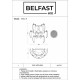 Настенный светильник Belfast Dublin 6002-W CH WH