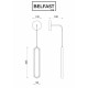 Бра Belfast Nevis 86226C-1W BL