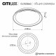 Потолочный светильник Citilux Mega CL752351G