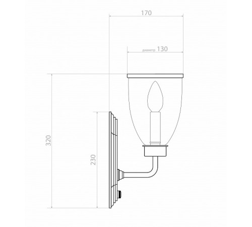 Бра Covali WL-30378 Бра Covali WL-30378