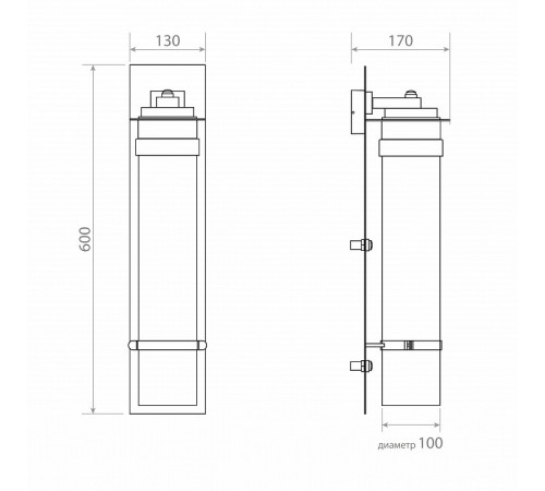 Настенный светильник Covali WL-31537 Настенный светильник Covali WL-31537