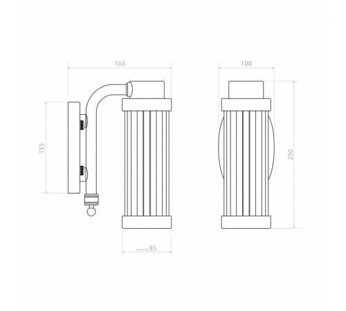 Бра Covali WL-38003 Бра Covali WL-38003