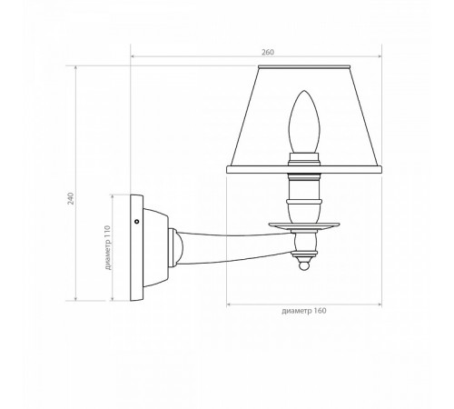Бра Covali WL-51570 Бра Covali WL-51570