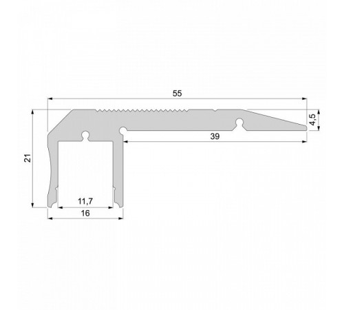 Профиль Deko-Light AL-02-10 970520 Профиль Deko-Light AL-02-10 970520