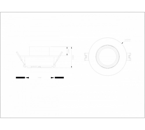 Встраиваемый светильник Denkirs Rond DK3120-WH Встраиваемый светильник Denkirs Rond DK3120-WH