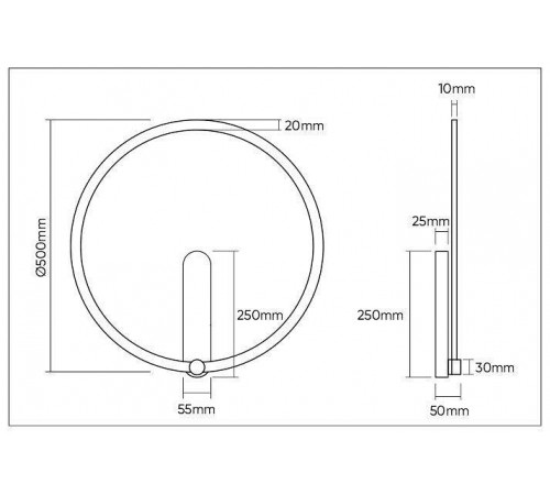 Настенный светильник Denkirs Round DK5035-SG Настенный светильник Denkirs Round DK5035-SG