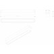 Трековый магнитный однофазный светильник Denkirs Air linear DK5300-BK