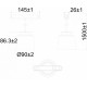 Трековый магнитный однофазный светильник Denkirs Air hang DK5347-BK