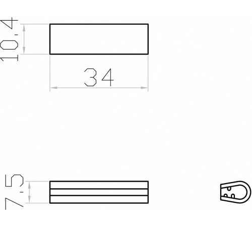 Наконечник Denkirs BELTY BASE TR5520-BK Наконечник Denkirs BELTY BASE TR5520-BK