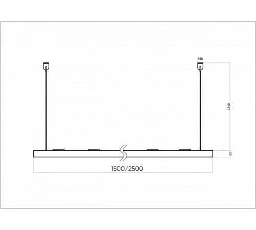 Штанга Denkirs Belty rod TR5534-BK Штанга Denkirs Belty rod TR5534-BK