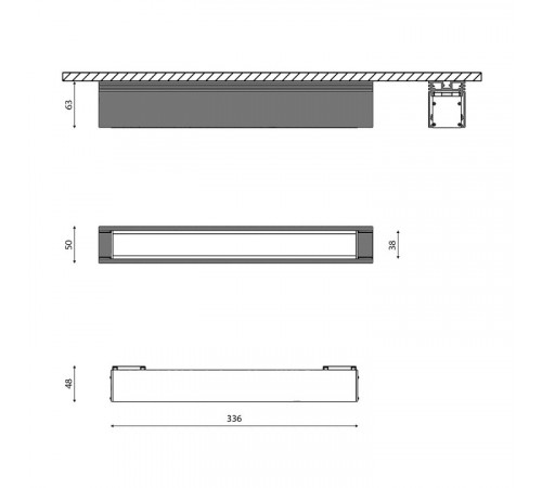 Трековый светильник DesignLed SY-601211-BL-12-NW 003790