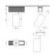 Трековый светильник DesignLed SY-601202-BL-20-36-NW 004835
