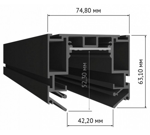 Встраиваемый шинопровод DesignLed SY-601201-CL-2-WH 009111 Встраиваемый шинопровод DesignLed SY-601201-CL-2-WH 009111