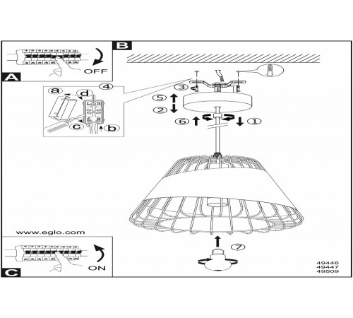 Подвесной светильник Eglo Austell 49446 Подвесной светильник Eglo Austell 49446