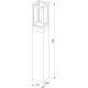 Ландшафтный светодиодный светильник Elektrostandard Frame 1529 TECHNO LED черный 4690389172380 a051859