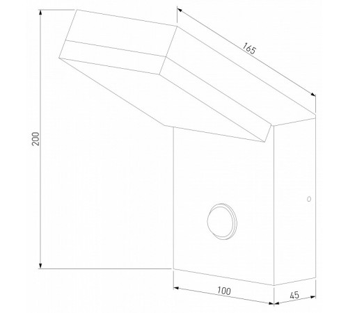 Уличный настенный светильник Elektrostandard Sensor 4690389175015 a053946 Уличный настенный светильник Elektrostandard Sensor 4690389175015 a053946