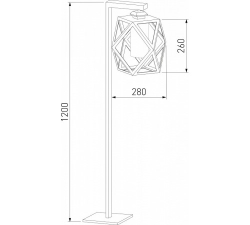 Уличный светильник на столбе Elektrostandard Ambra 35133/F черный 4690389176876 a056235