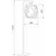 Уличный светильник на столбе Elektrostandard Ambra 35133/F черный 4690389176876 a056235