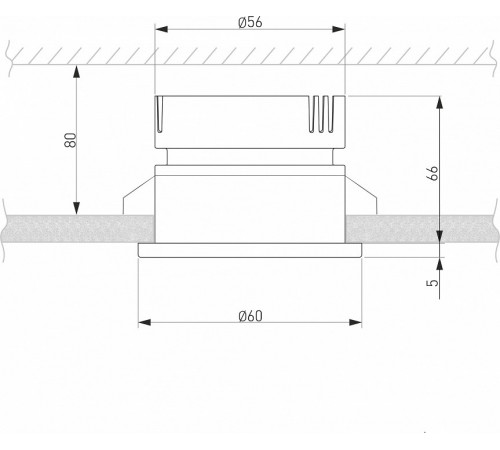 Встраиваемый светильник Elektrostandard Nuta 4690389177347 a056781 Встраиваемый светильник Elektrostandard Nuta 4690389177347 a056781
