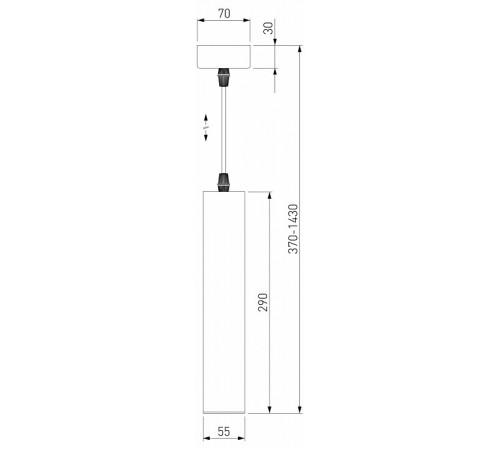 Подвесной светильник Elektrostandard Single 4690389178818 50161/1 LED a057418 Подвесной светильник Elektrostandard Single 4690389178818 50161/1 LED a057418