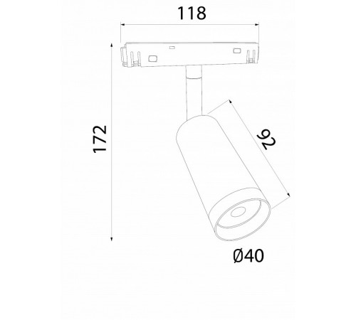 Трековый светильник Elektrostandard Slim Magnetic 4690389189210 a061300 Трековый светильник Elektrostandard Slim Magnetic 4690389189210 a061300