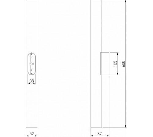 Настенный светильник Elektrostandard Langer 40124/LED черный 4690389190353 a061986 Настенный светильник Elektrostandard Langer 40124/LED черный 4690389190353 a061986