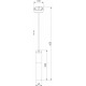Уличный подвесной светильник Elektrostandard Glas 5602 TECHNO серый 4690389193552 a062781
