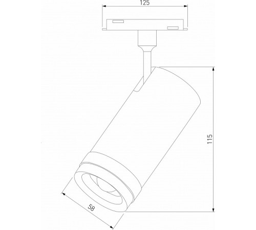 Трековый магнитный светильник Elektrostandard Slim Magnetic 85042/01 4690389193576 a062818 Трековый магнитный светильник Elektrostandard Slim Magnetic 85042/01 4690389193576 a062818