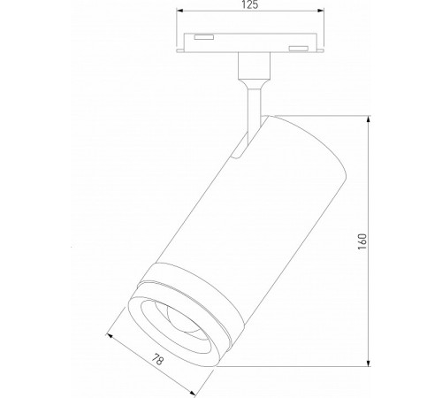 Трековый магнитный светильник Elektrostandard Slim Magnetic 85045/01 4690389193583 a062819 Трековый магнитный светильник Elektrostandard Slim Magnetic 85045/01 4690389193583 a062819