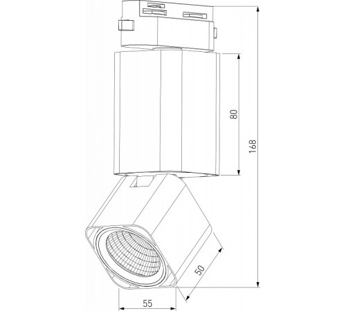 Трековый однофазный светильник Elektrostandard Cubus 85516/01 4690389193781 a062877
