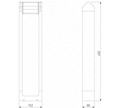 Ландшафтный светильник Elektrostandard Dors 35163/F черный 4690389194153 a062881 Ландшафтный светильник Elektrostandard Dors 35163/F черный 4690389194153 a062881
