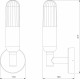 Уличный настенный светильни Elektrostandard Isida 35165/U серый 4690389194122 a062883