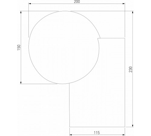 Уличный настенный светильни Elektrostandard Gravity 35166/U черный 4690389195099 a062885