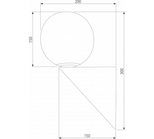 Уличный настенный светильни Elektrostandard Gravity 35003/U черный 4690389195044 a062886