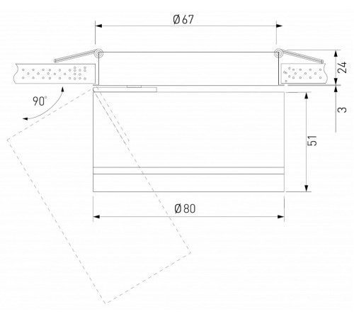 Встраиваемый спот Elektrostandard Stark 4690389193934 a062932